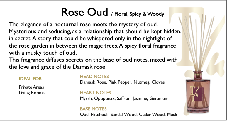 Rose Oud Giftbox 100ml Sticks + 100ml Fabric Spray