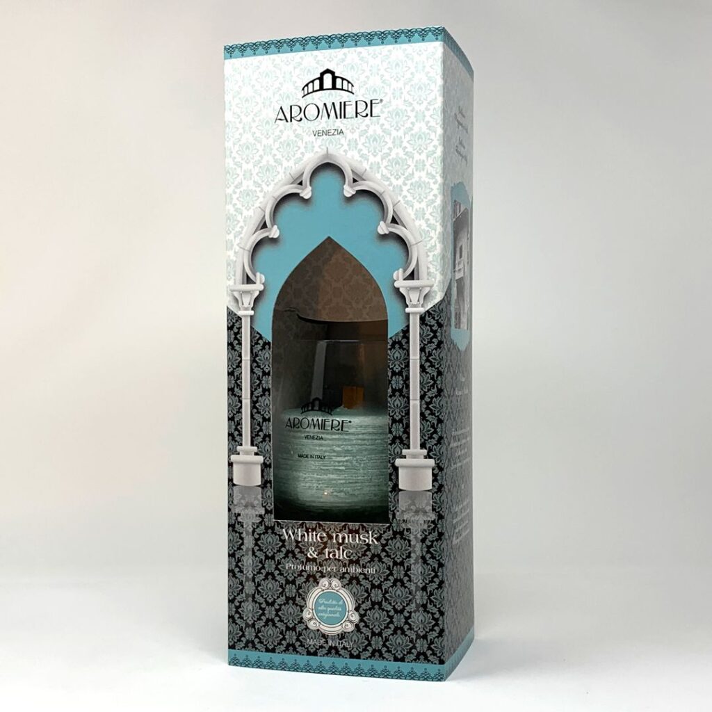 [3843] White Musk & Talc Candle 260g