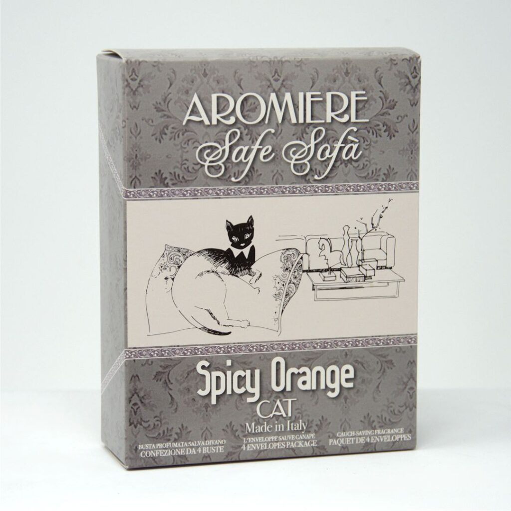 [7872] Stay Safe Sofa - Orange Spice