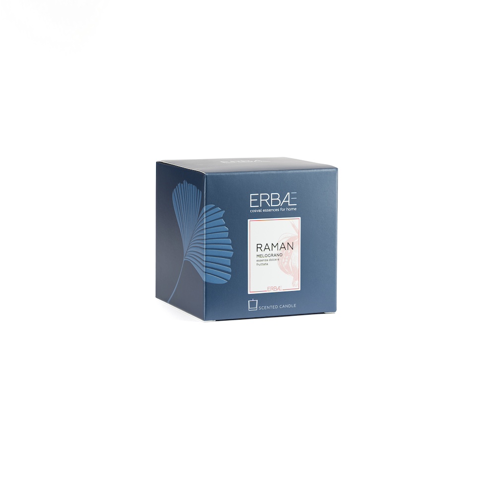 Raman Transparent Glass Candle 210g