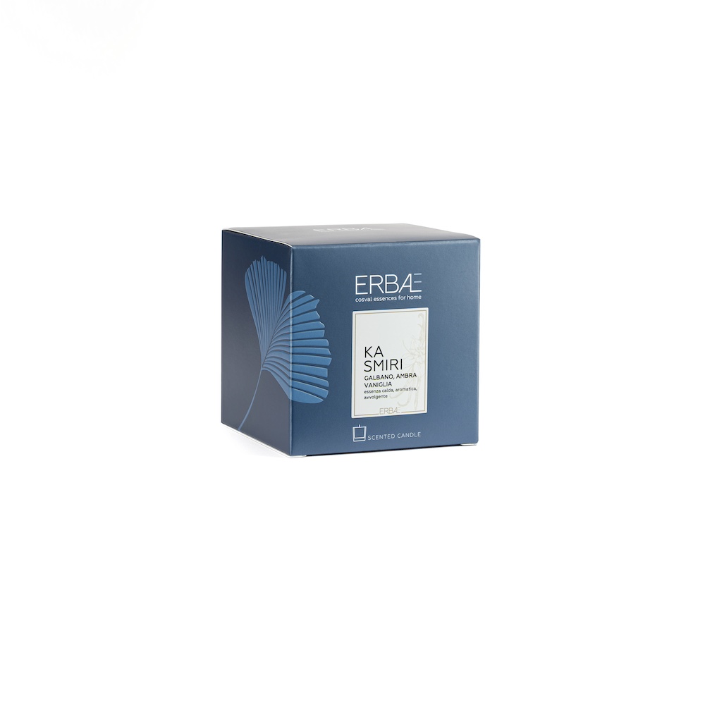 Kasmiri Candle 210g Transparent Glass