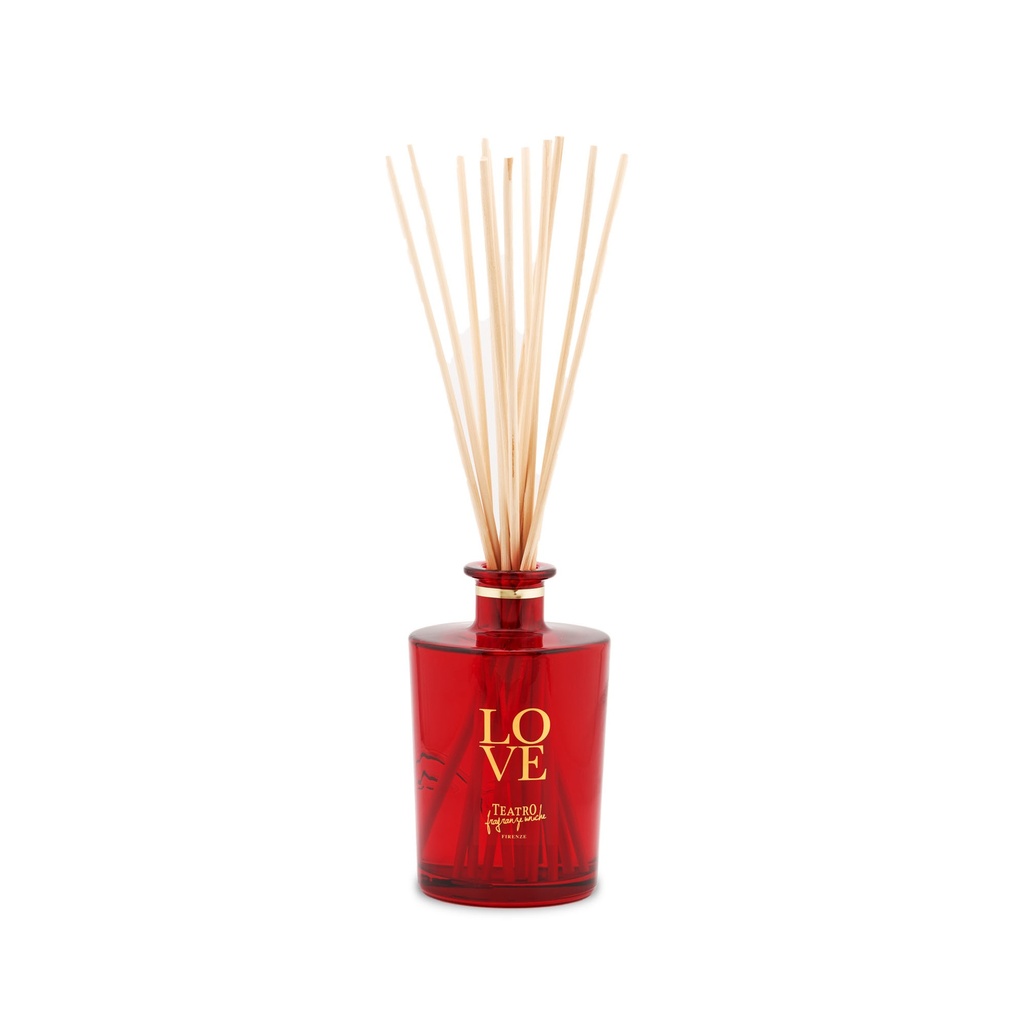 Love Red Transparent Vase Diffuser (Big)