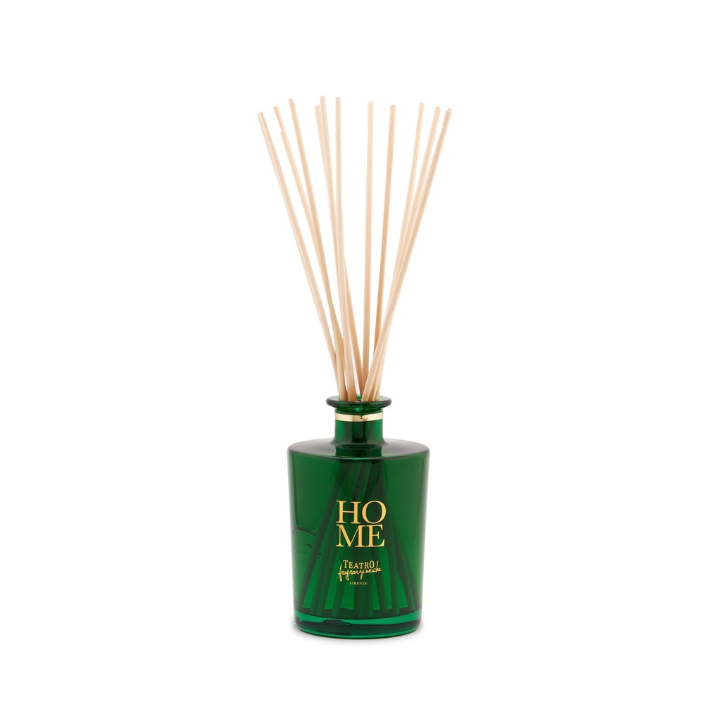 Home Green Transparent Vase Diffuser (Big)