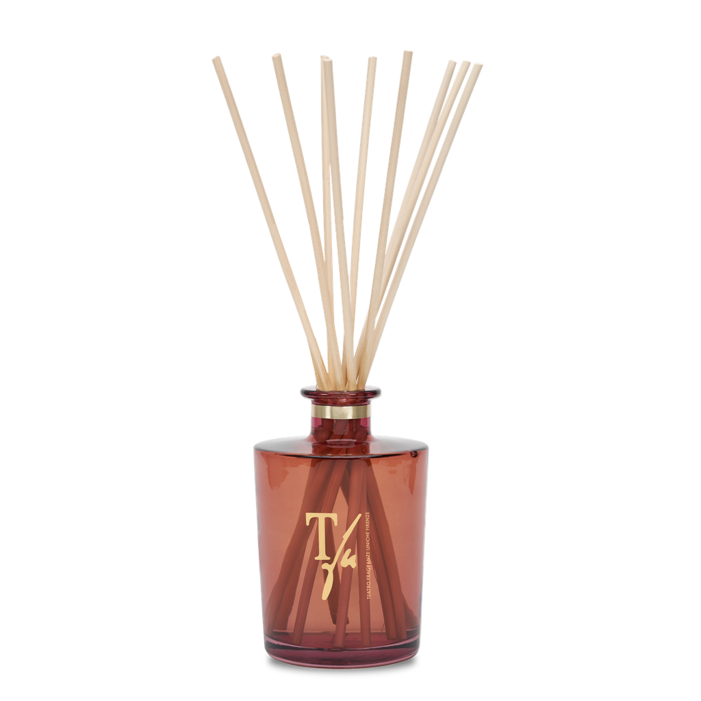 [ROU1500TFU] Rose Oud Shiny Black Vase Diffuser (Big) (1500 ml)