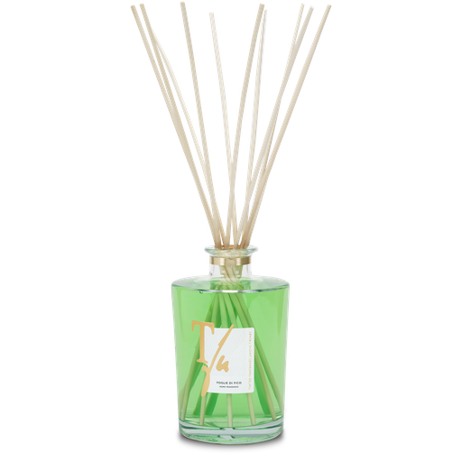 Fig Leaves Transparent Vase Diffuser (Big)