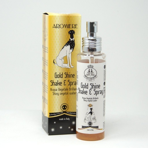 [7827] Dog - Gold Shine vegetable water with glitter 100 ml Spray
