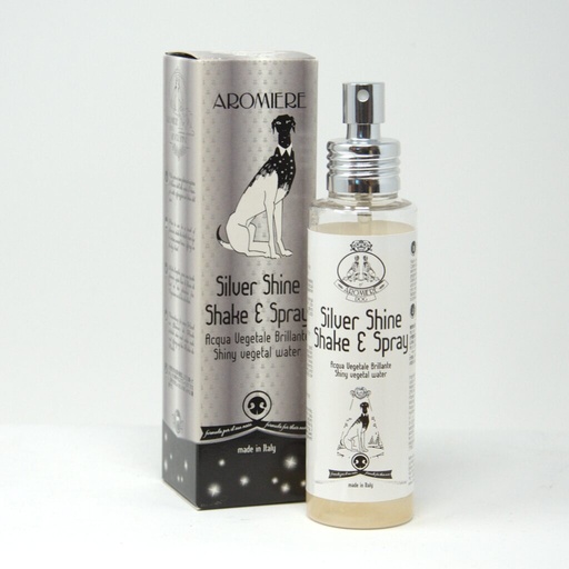 [7834] Dog - Silver Shine vegetable water with glitter 100 ml Spray