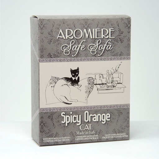 [7872] Stay Safe Sofa - Orange Spice