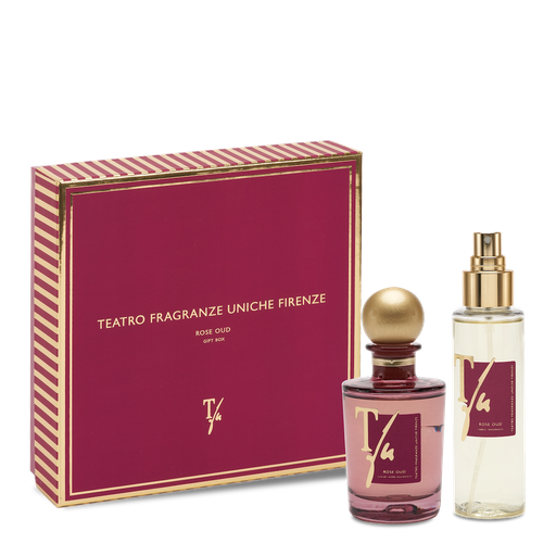 [GIFTBOX-ROUTFU] Rose Oud Giftbox 100ml Sticks + 100ml Fabric Spray