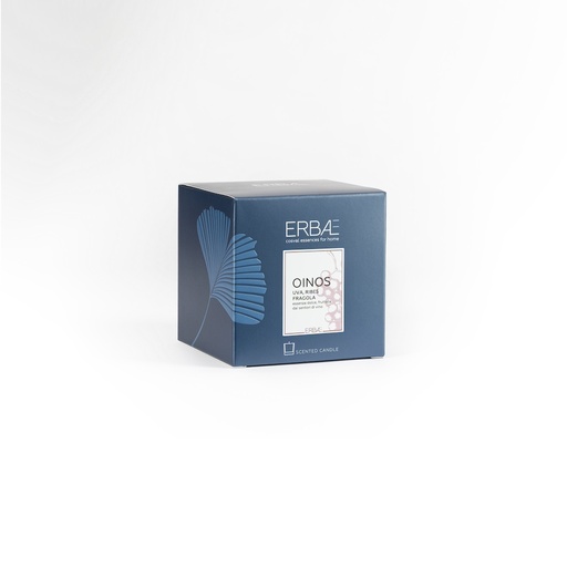[490080] Oinos Transparent Glass Candle 210g
